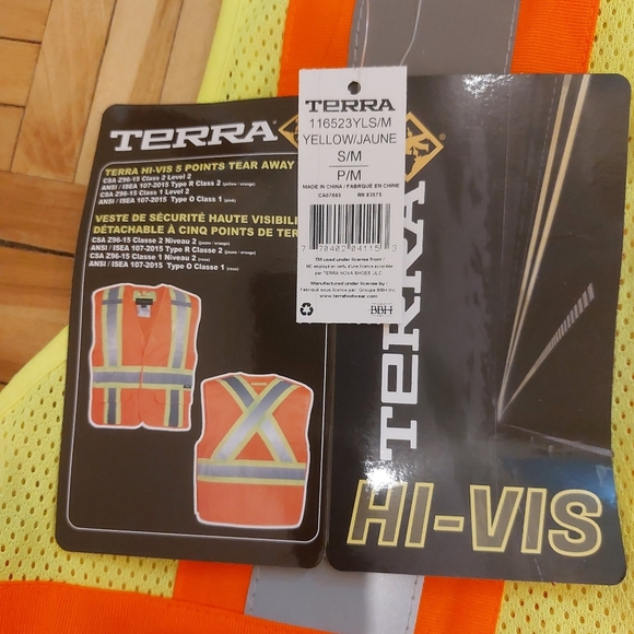 Terra safety vest nwt size S/M - Picture 5 of 7